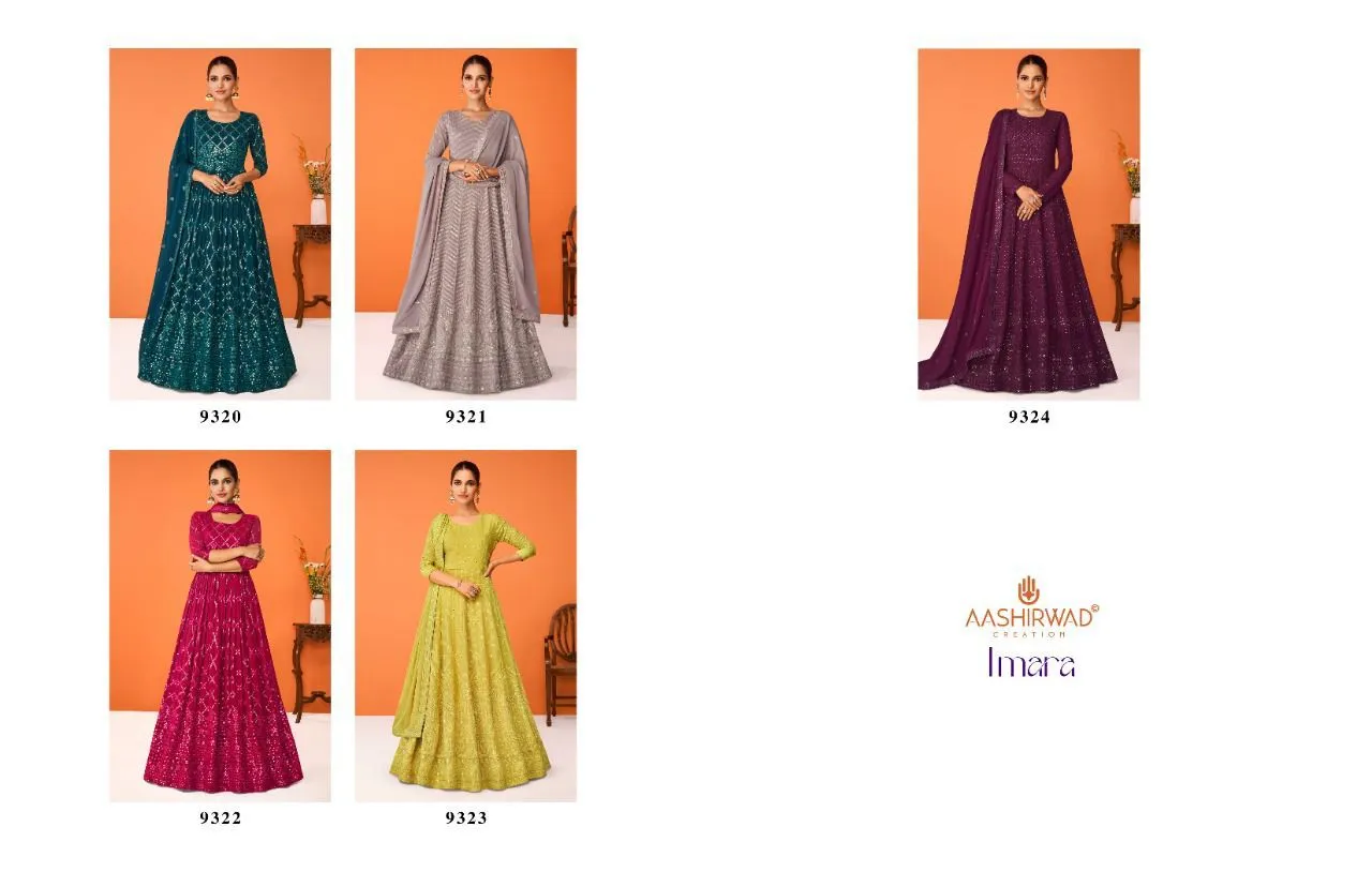 Aashirwad Gulkand Imara 9320 Series Designer Salwar Kameez