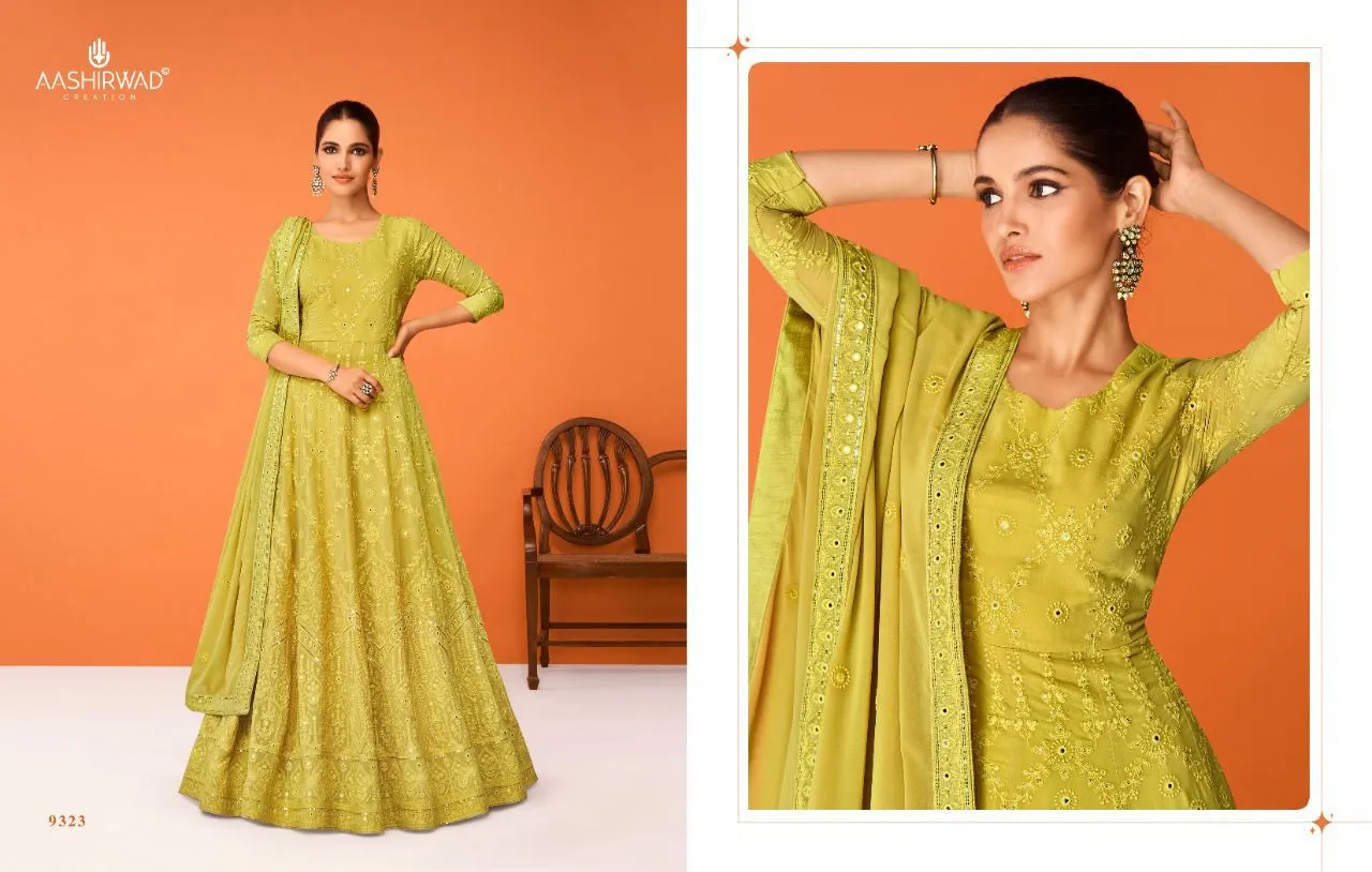 Aashirwad Gulkand Imara 9320 Series Designer Salwar Kameez