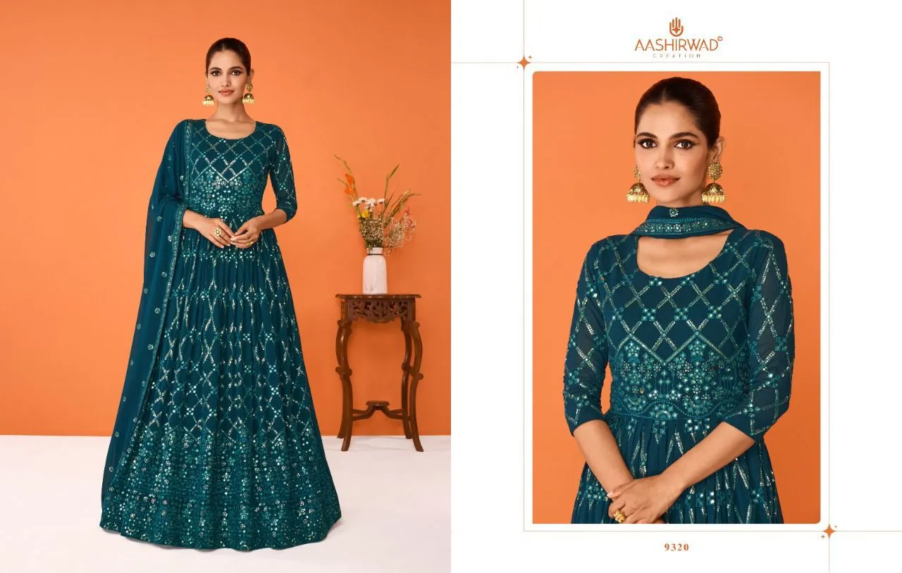 Aashirwad Gulkand Imara 9320 Series Designer Salwar Kameez
