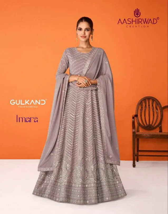 Aashirwad Gulkand Imara 9320 Series Designer Salwar Kameez