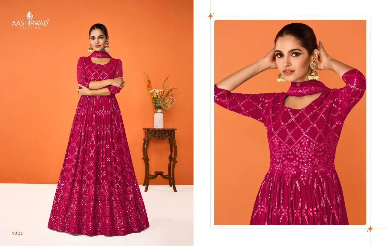 Aashirwad Gulkand Imara 9320 Series Designer Salwar Kameez