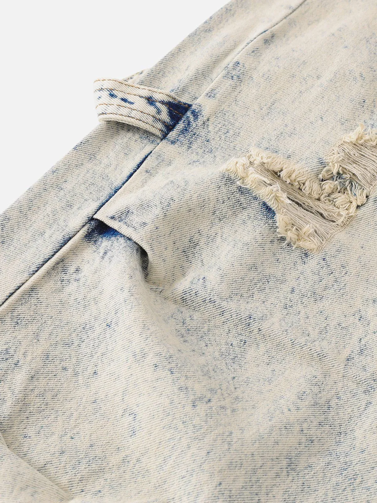 Aelfric Eden Yellow Mud Washed Loose Jeans