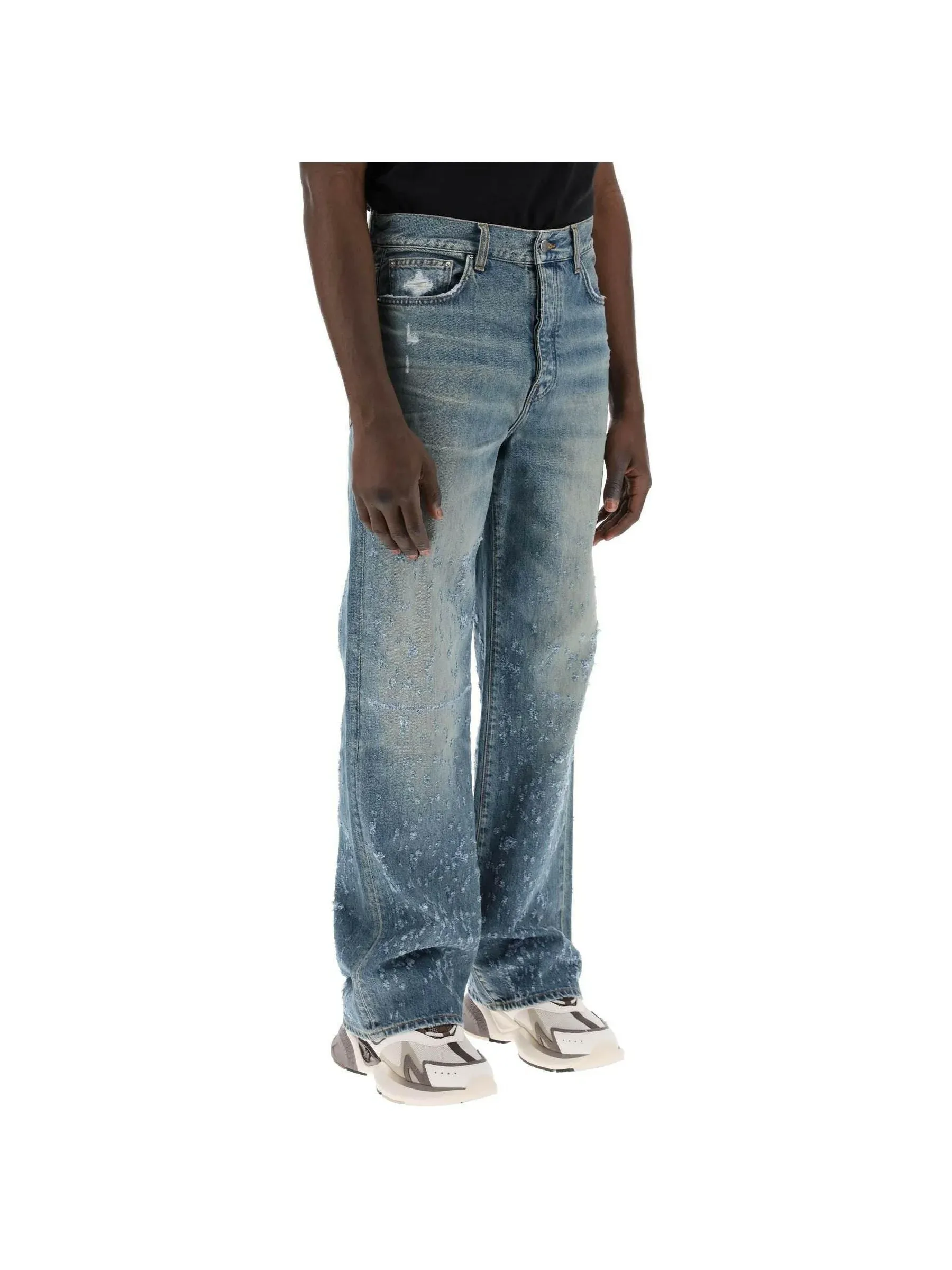 Baggy Shotgun Distressed Jeans
