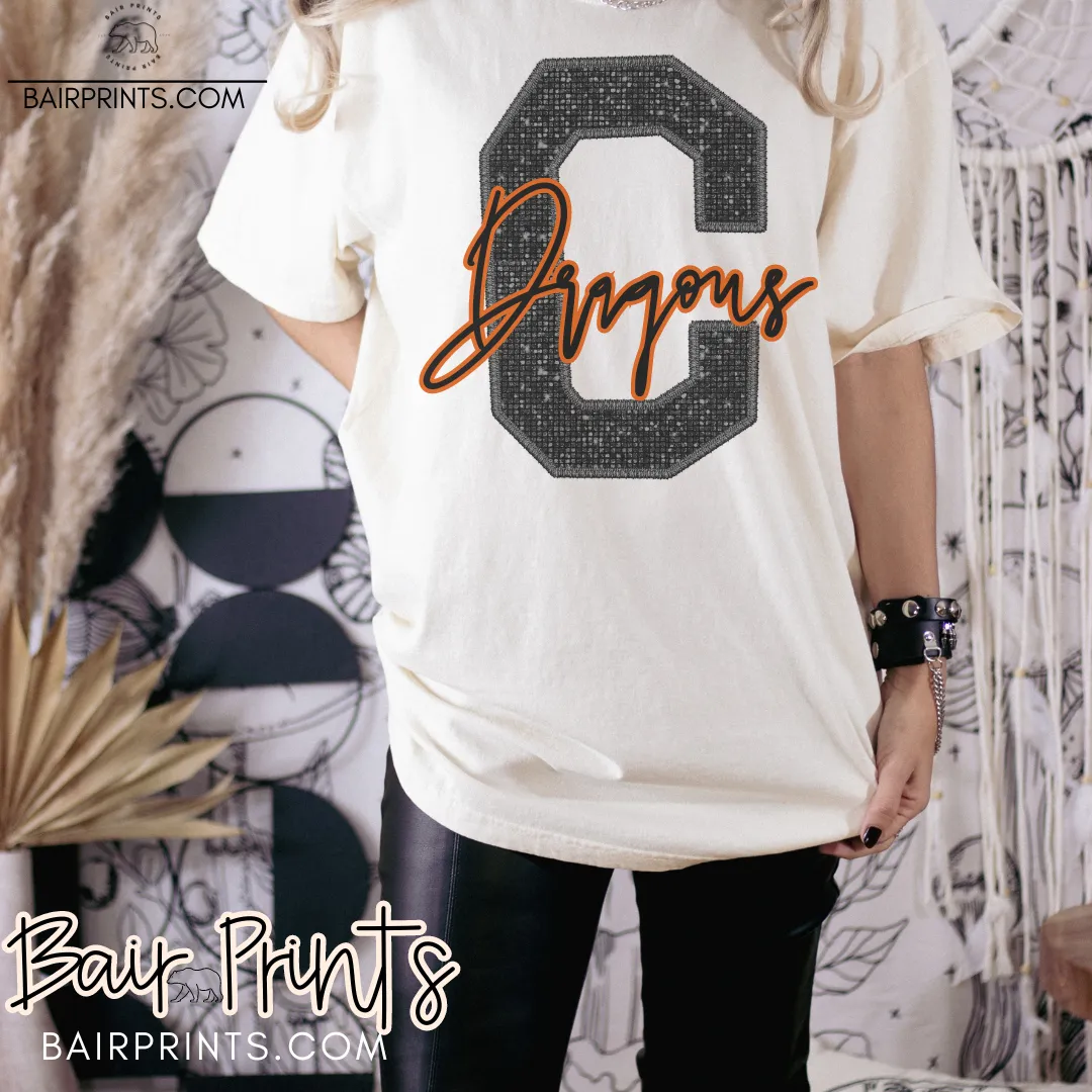 C Dragons Varsity Sparkle Shirt
