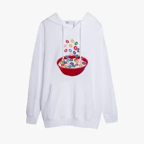 Colored Cereal Embroidery Hoodie