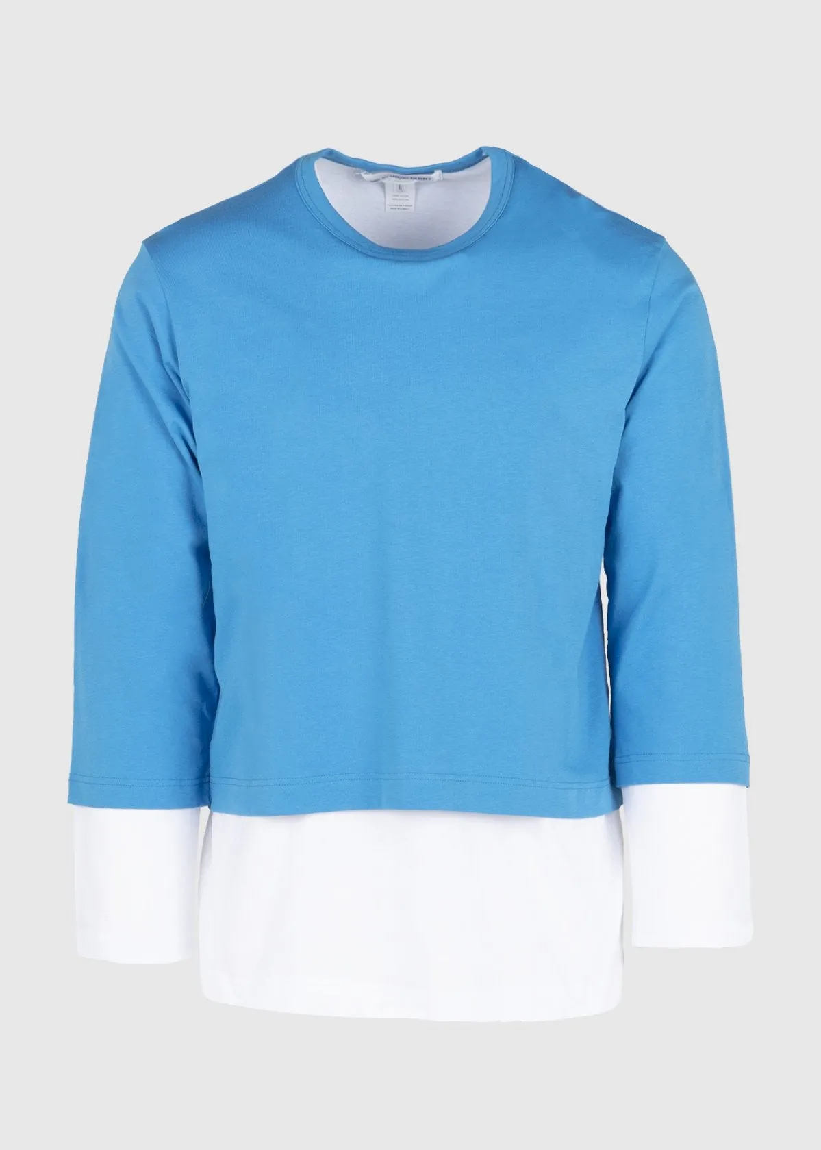 COMME DES GARÇONS SHIRT: LS TEE [BLUE]