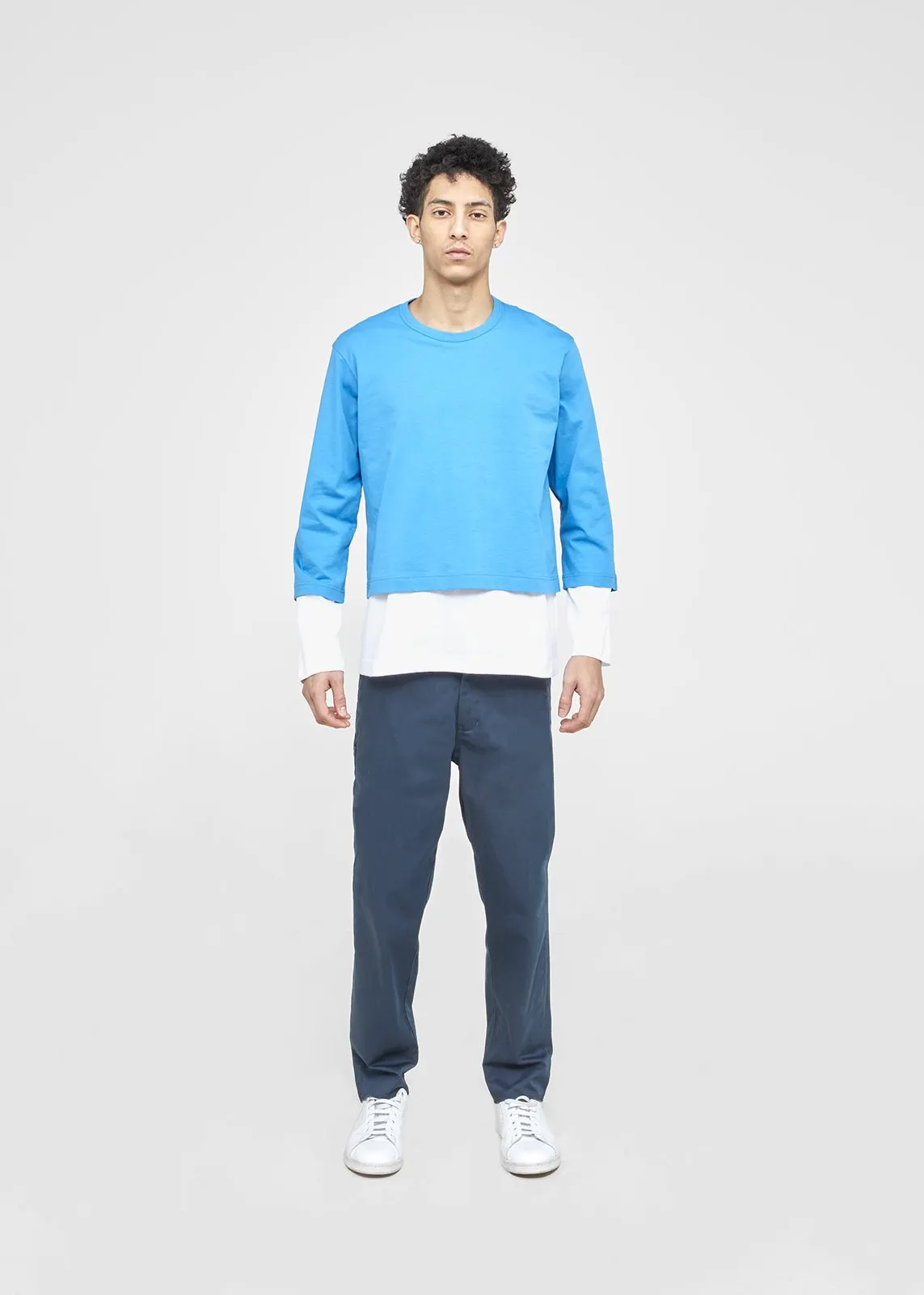 COMME DES GARÇONS SHIRT: LS TEE [BLUE]