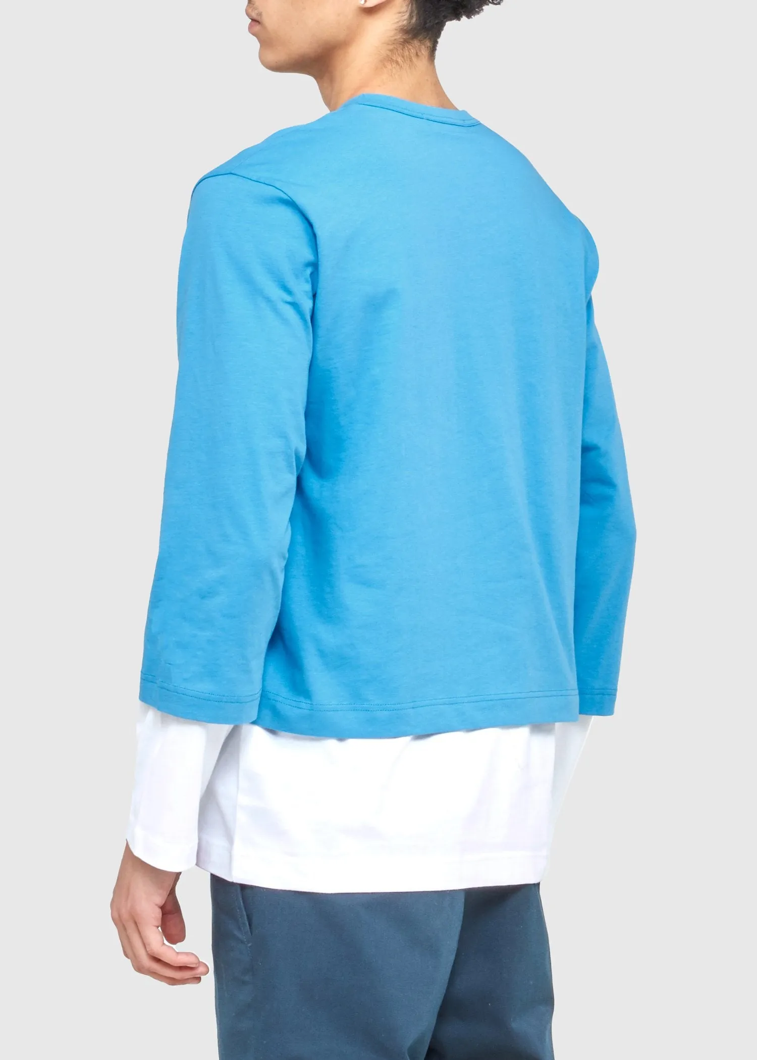COMME DES GARÇONS SHIRT: LS TEE [BLUE]