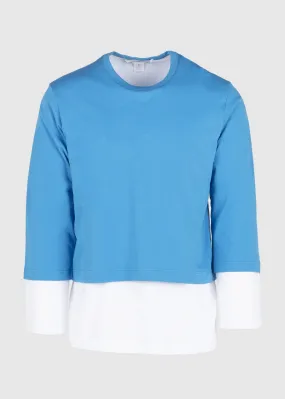 COMME DES GARÇONS SHIRT: LS TEE [BLUE]