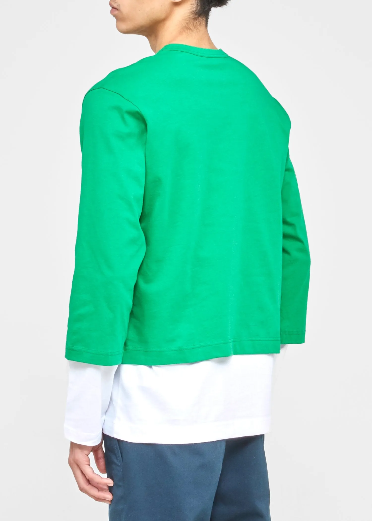 COMME DES GARÇONS SHIRT: LS TEE [GREEN]