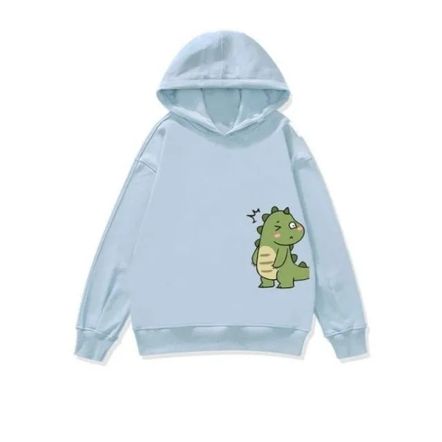 Dinosaur couple hoodie