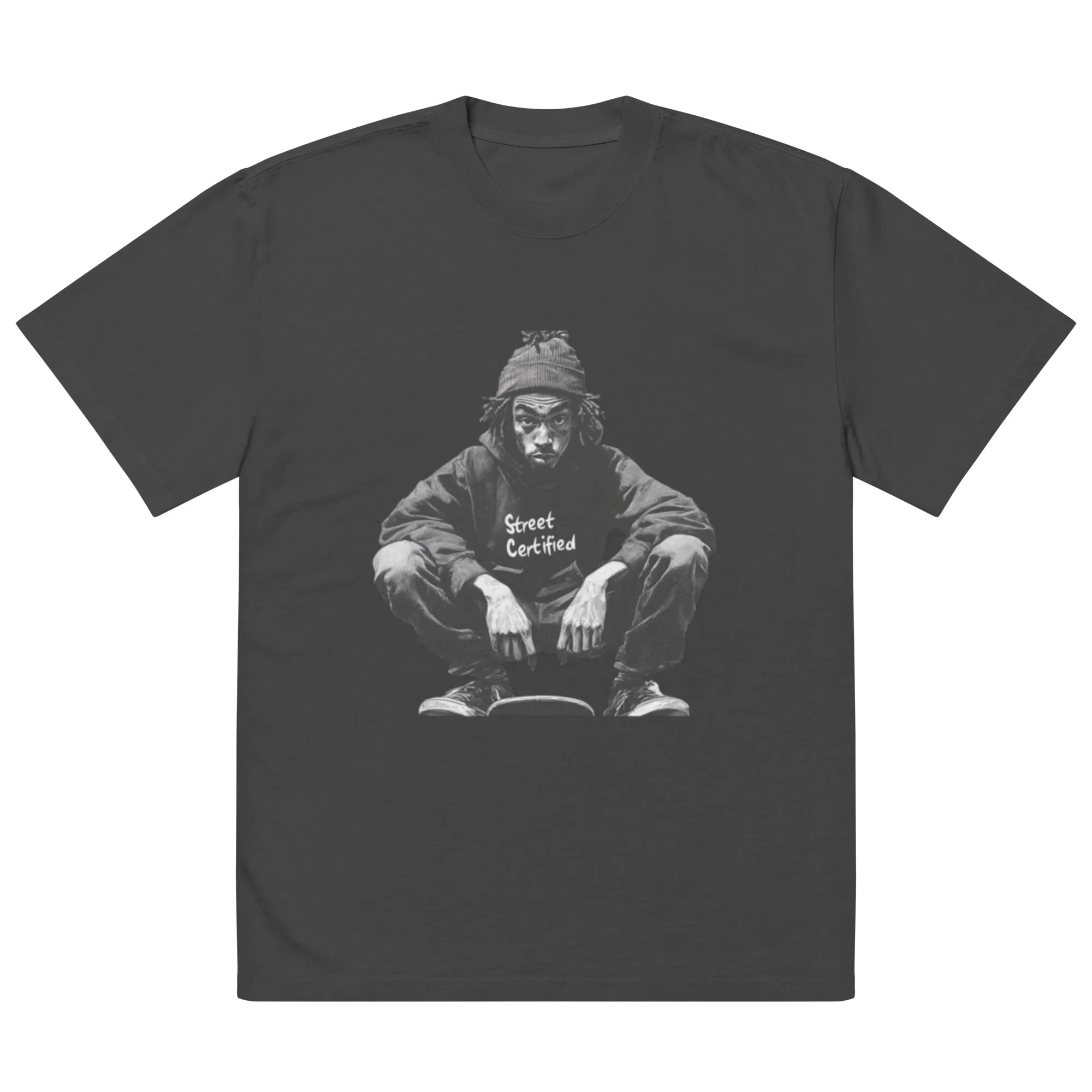 DUO MODERN "Street Certified" Oversized Faded T-Shirt