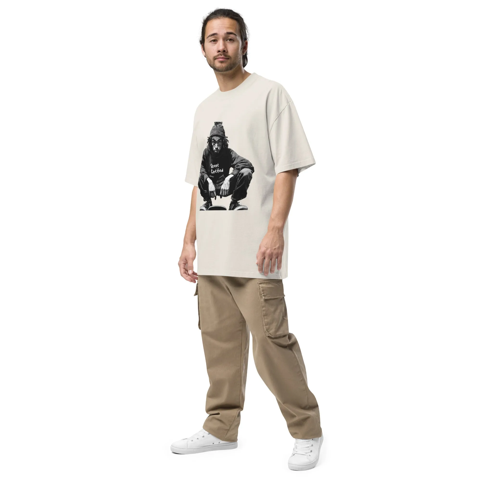 DUO MODERN "Street Certified" Oversized Faded T-Shirt