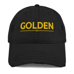 GOLDEN Distressed Dad Hat