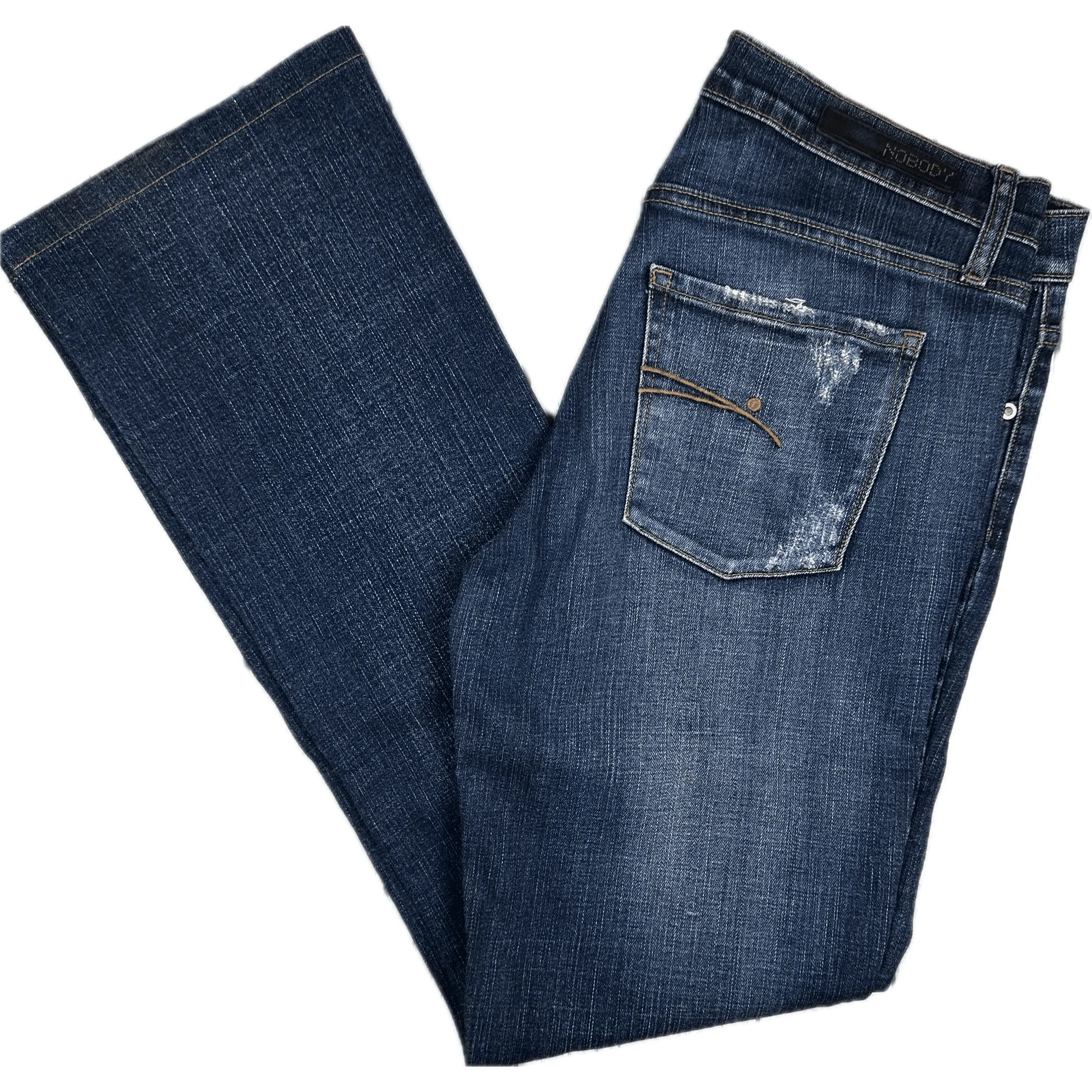 NOBODY Distress Wash Boot Cut Jeans- Size 31