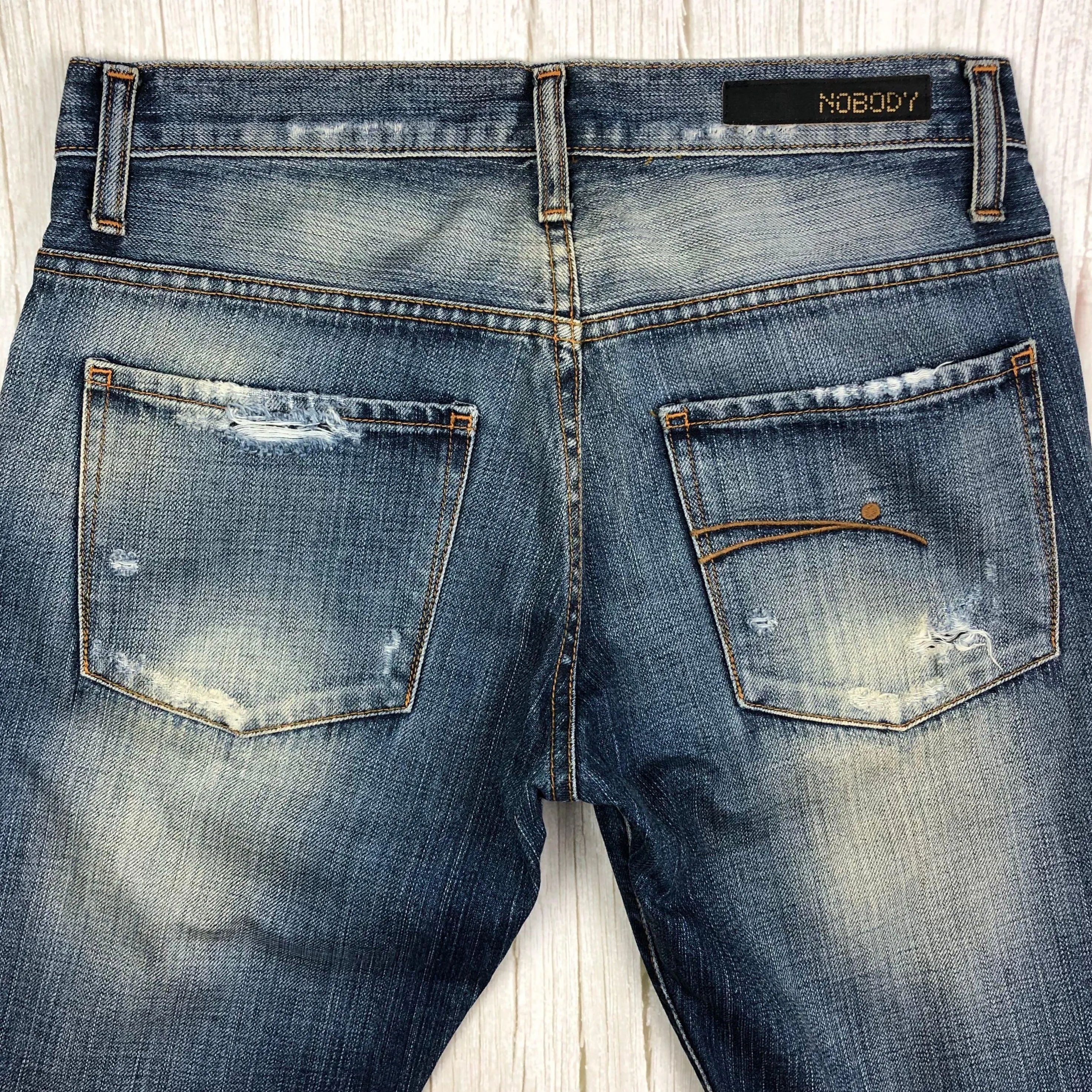 NOBODY Distressed Ripped Jeans- Size 25