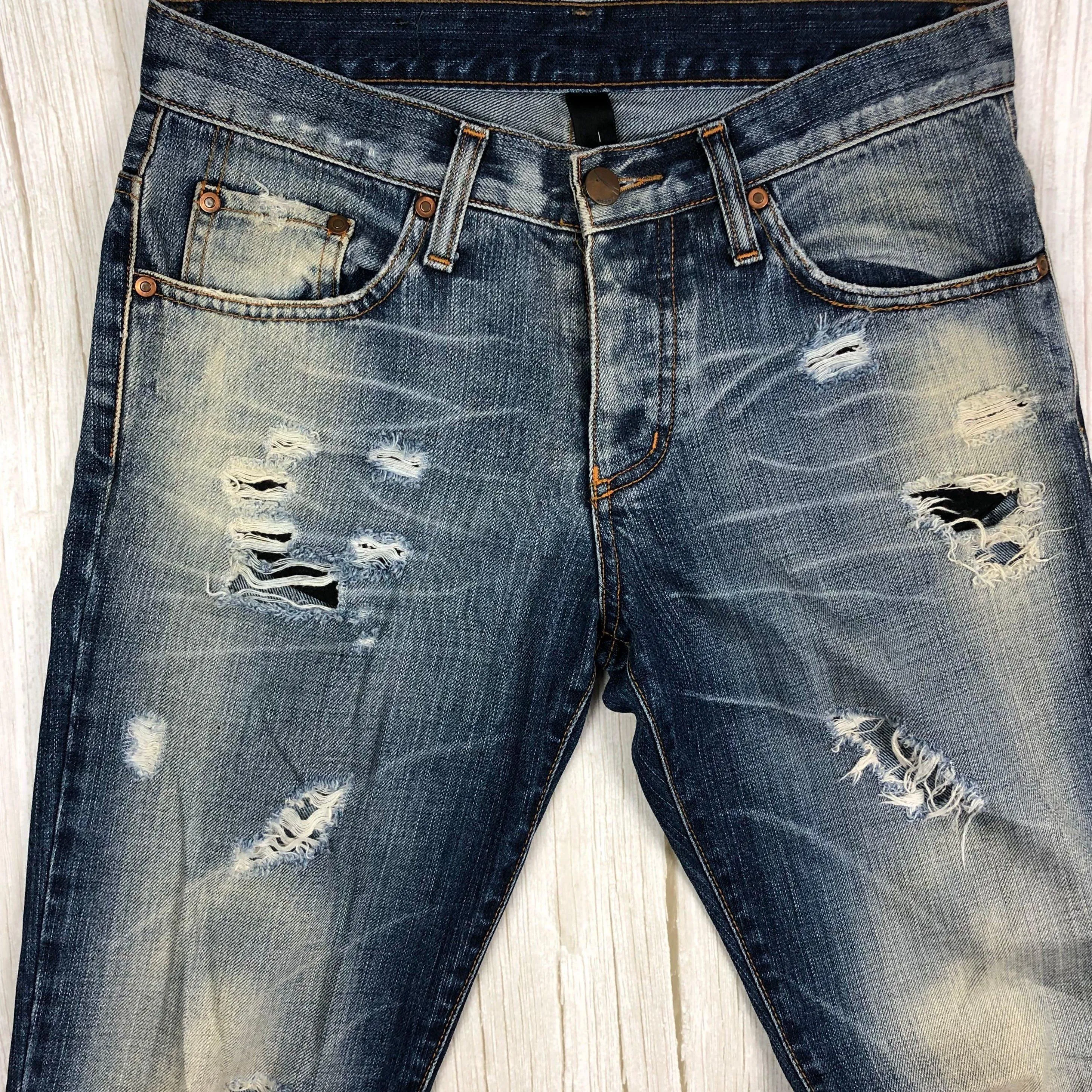 NOBODY Distressed Ripped Jeans- Size 25
