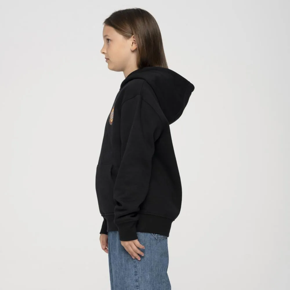 Outer Ringed Dot Youth Hood (Black)