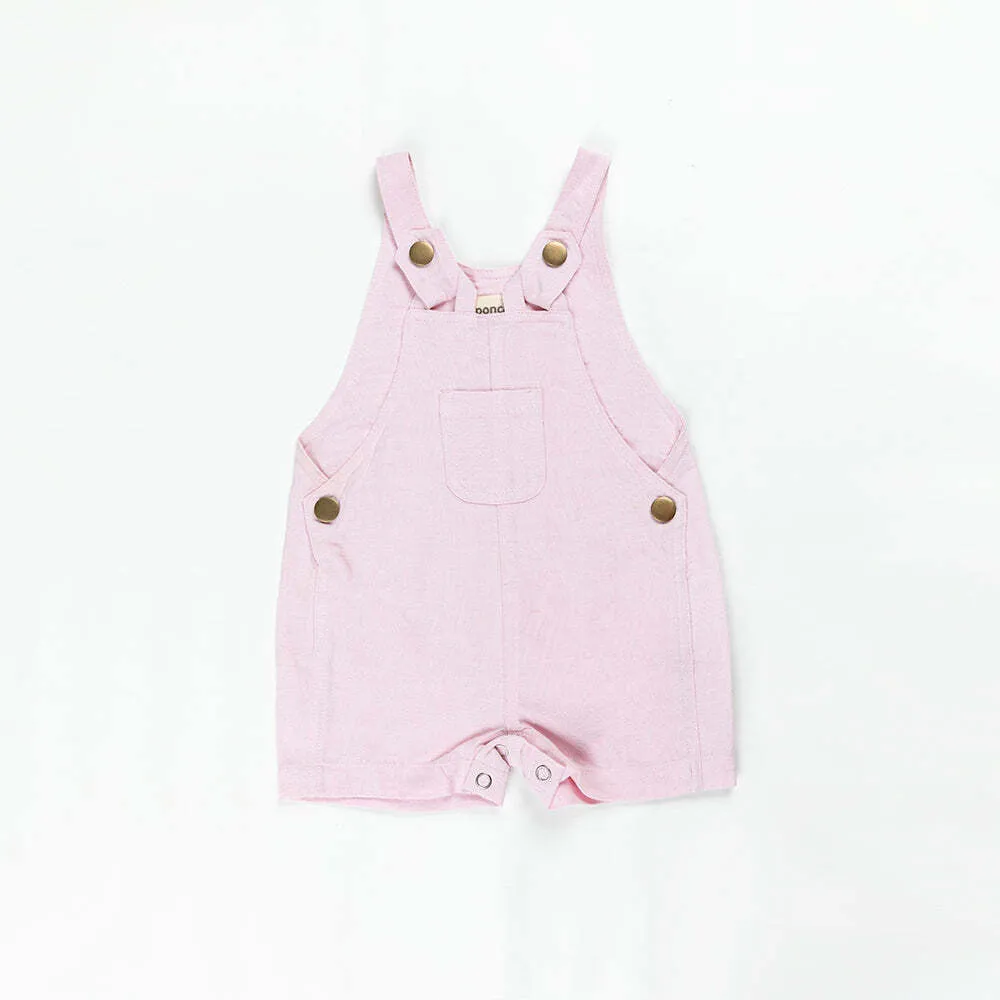 Ponchik Babies   Kids - Cotton Dungaree Overalls - Lemonade