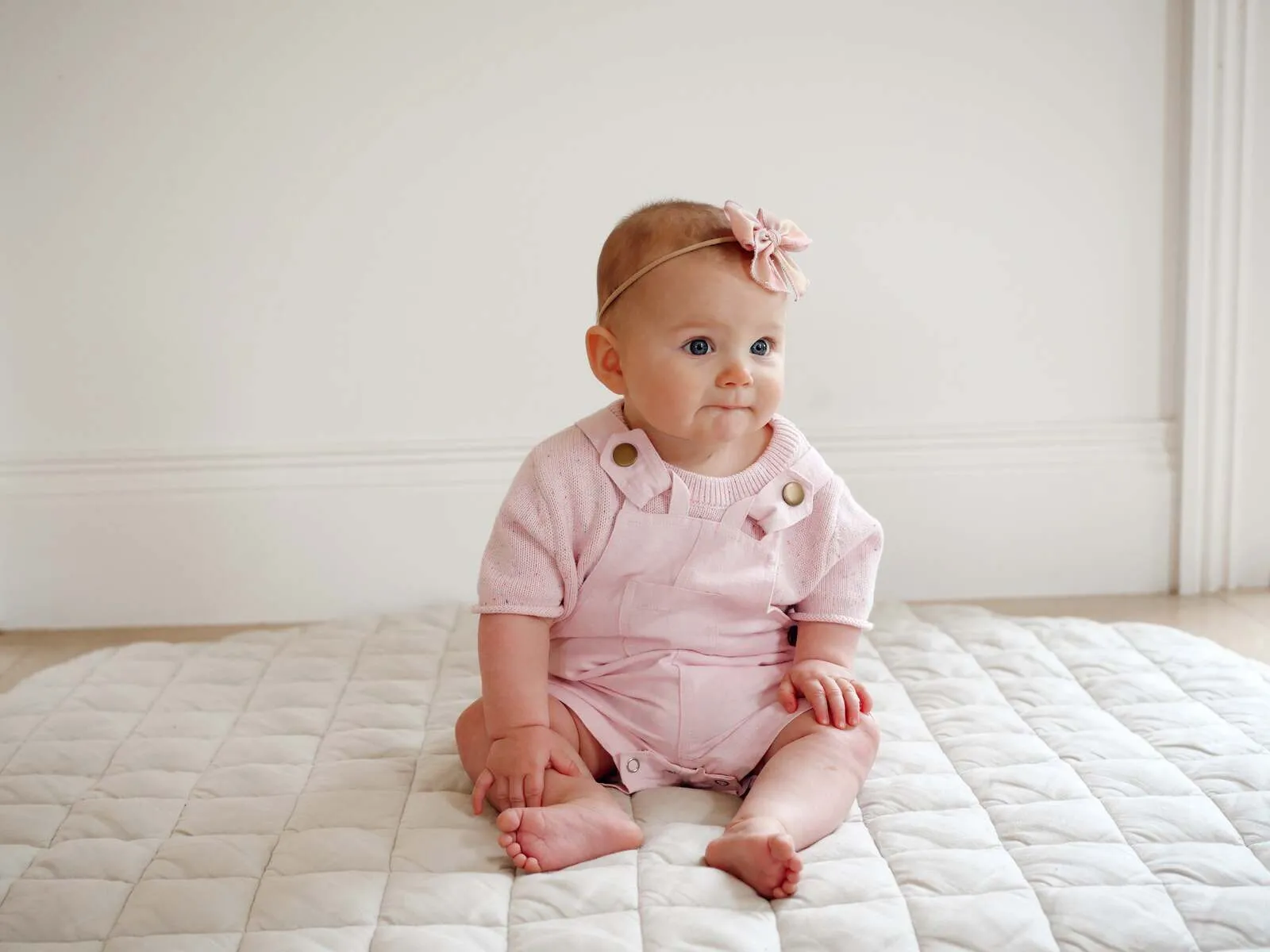 Ponchik Babies   Kids - Cotton Dungaree Overalls - Lemonade