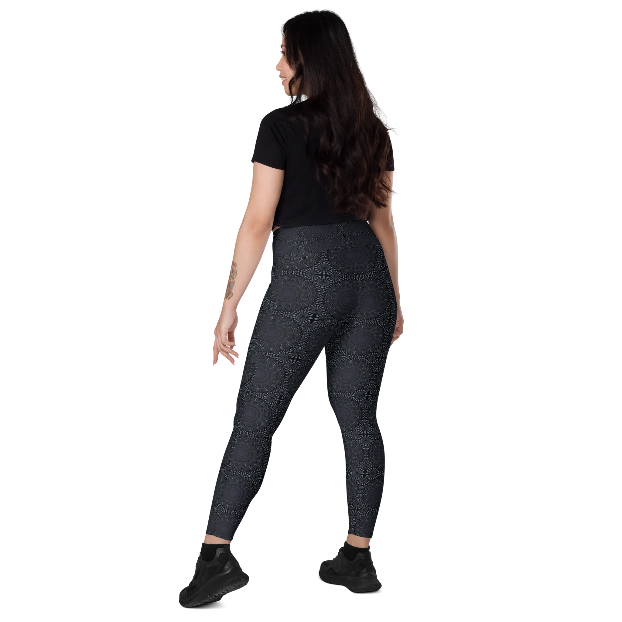 Recursia Desert Dream Leggings With Pockets In Blue