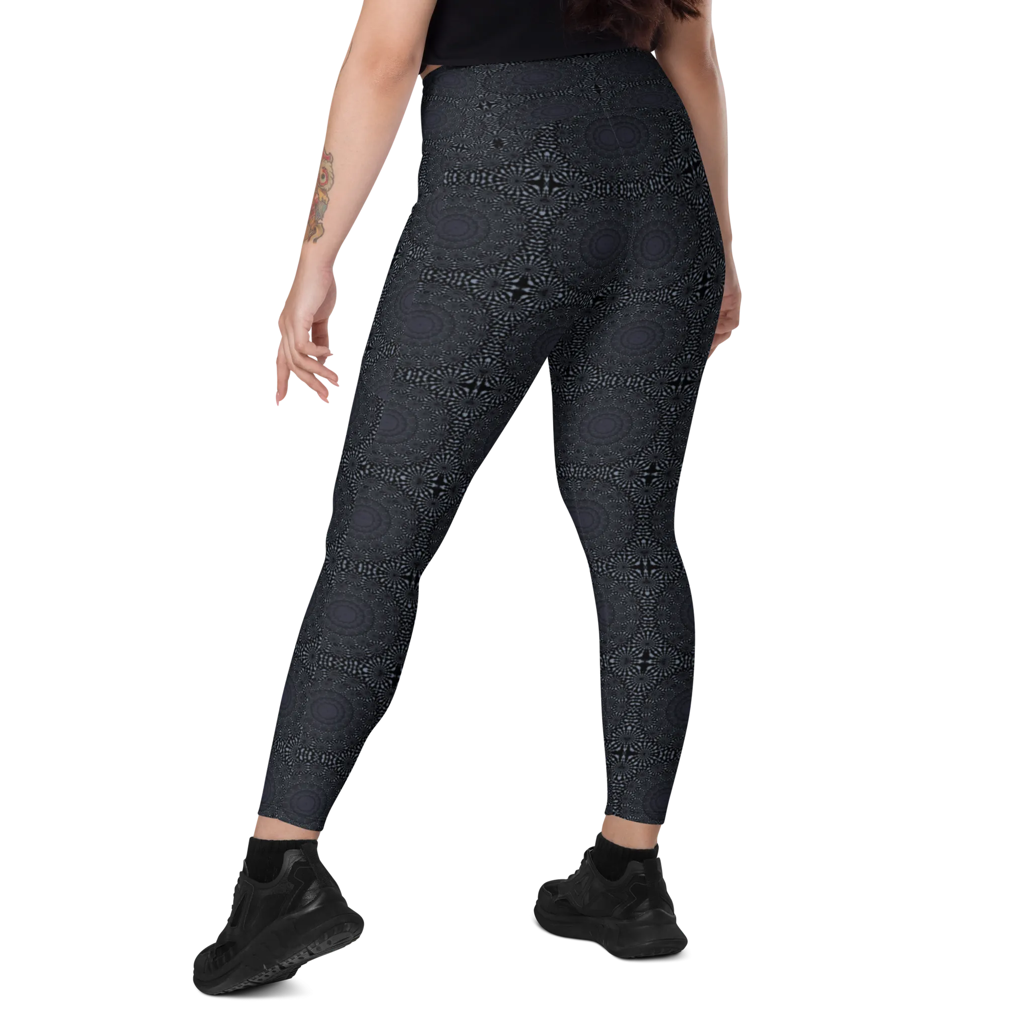 Recursia Desert Dream Leggings With Pockets In Blue