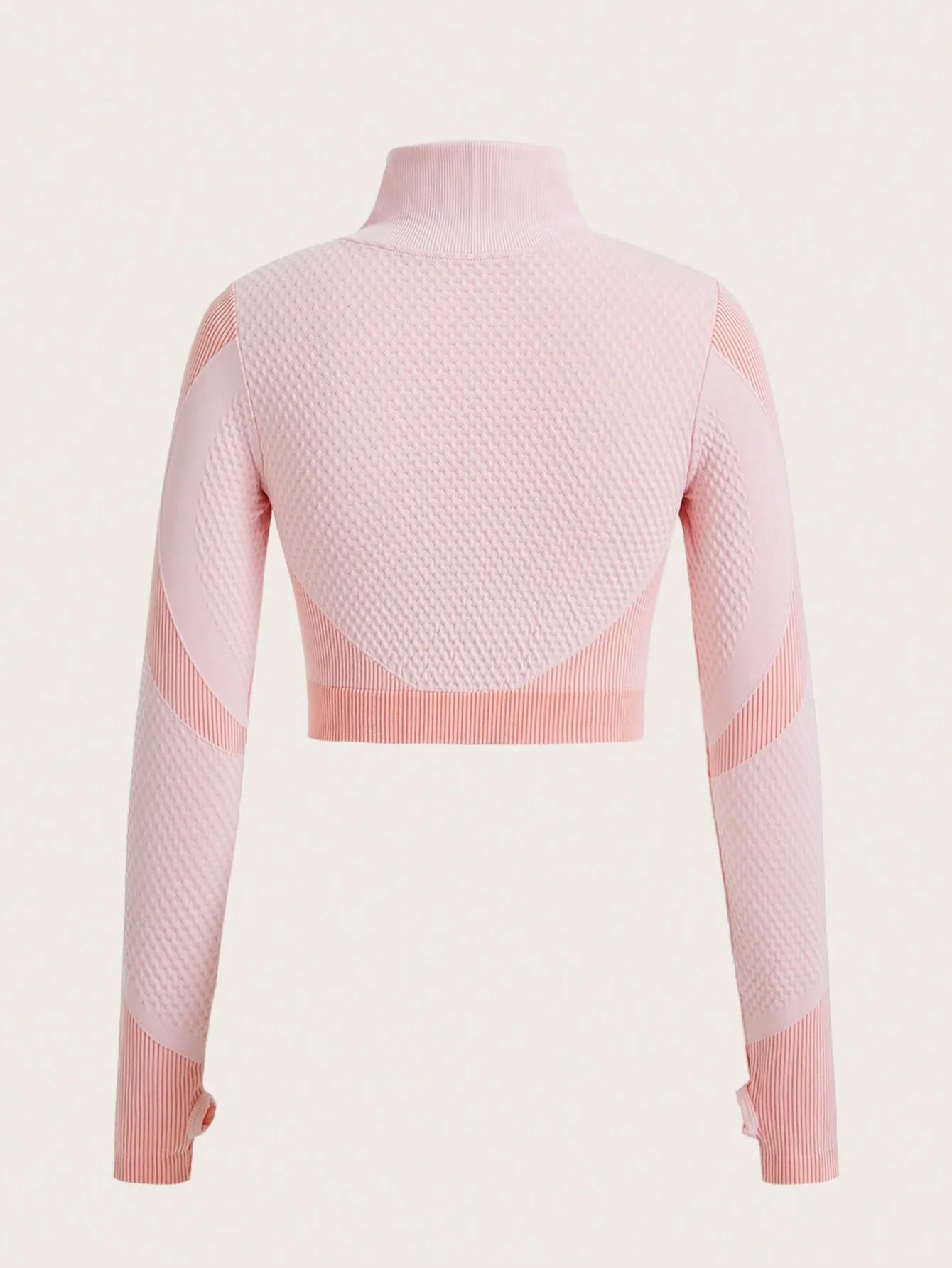 Seamless High Stretch Thumbholes Sports Jacket & Sports Bra & Sports Leggings