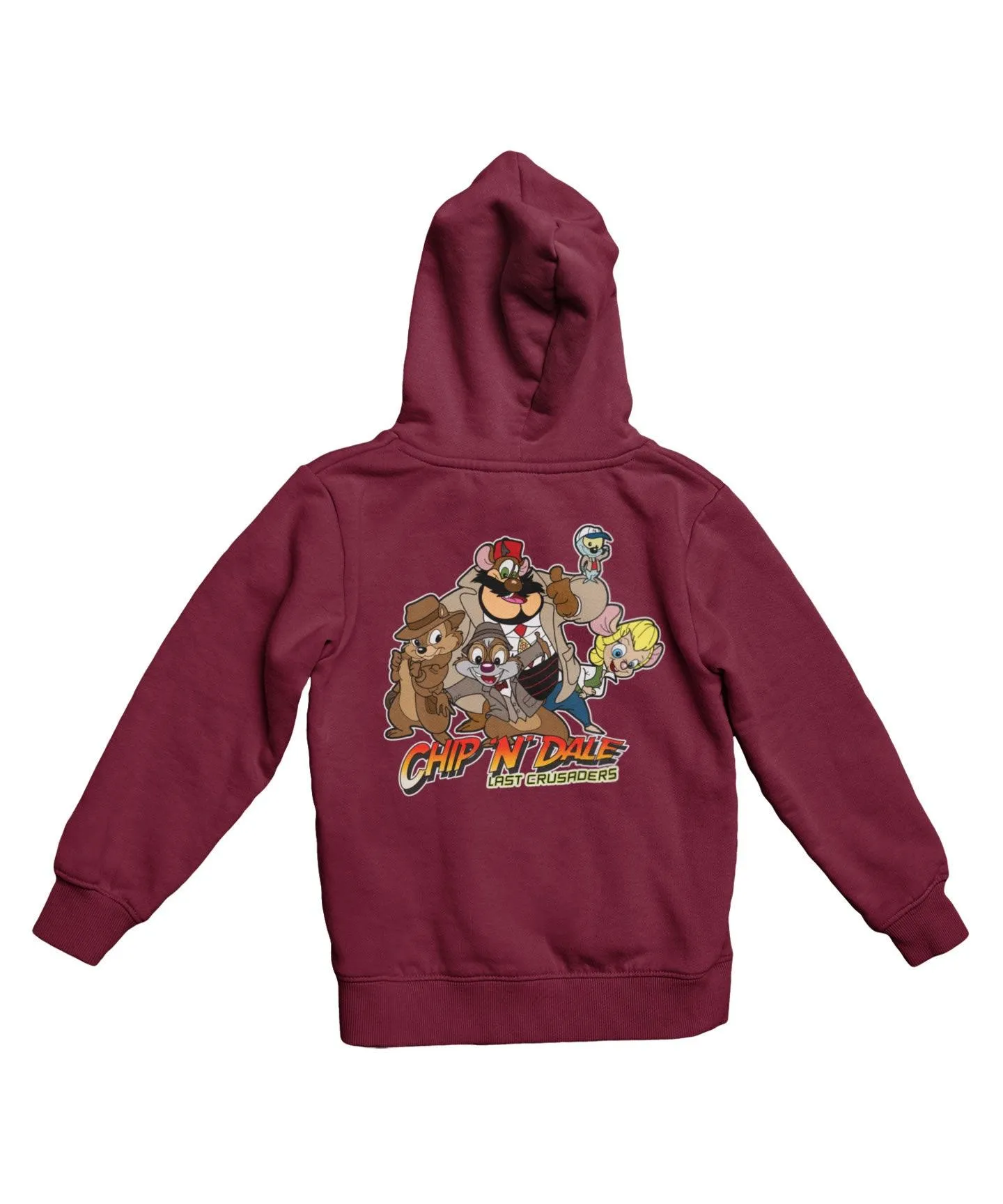 Top Notchy Chip N Dale Last Crusaders Back Printed Hoodie