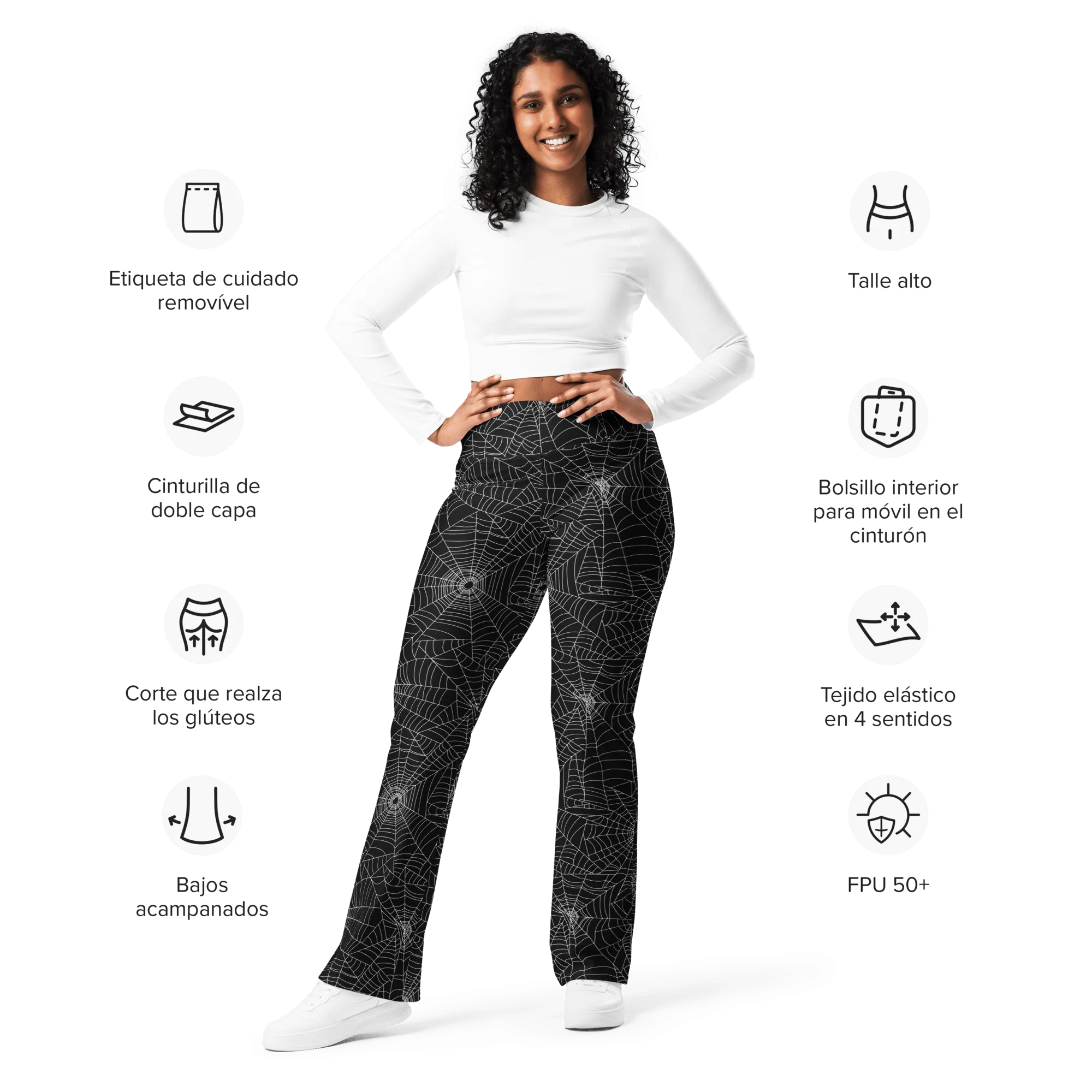 Web Weaver Flare Leggings (READY TO SHIP)