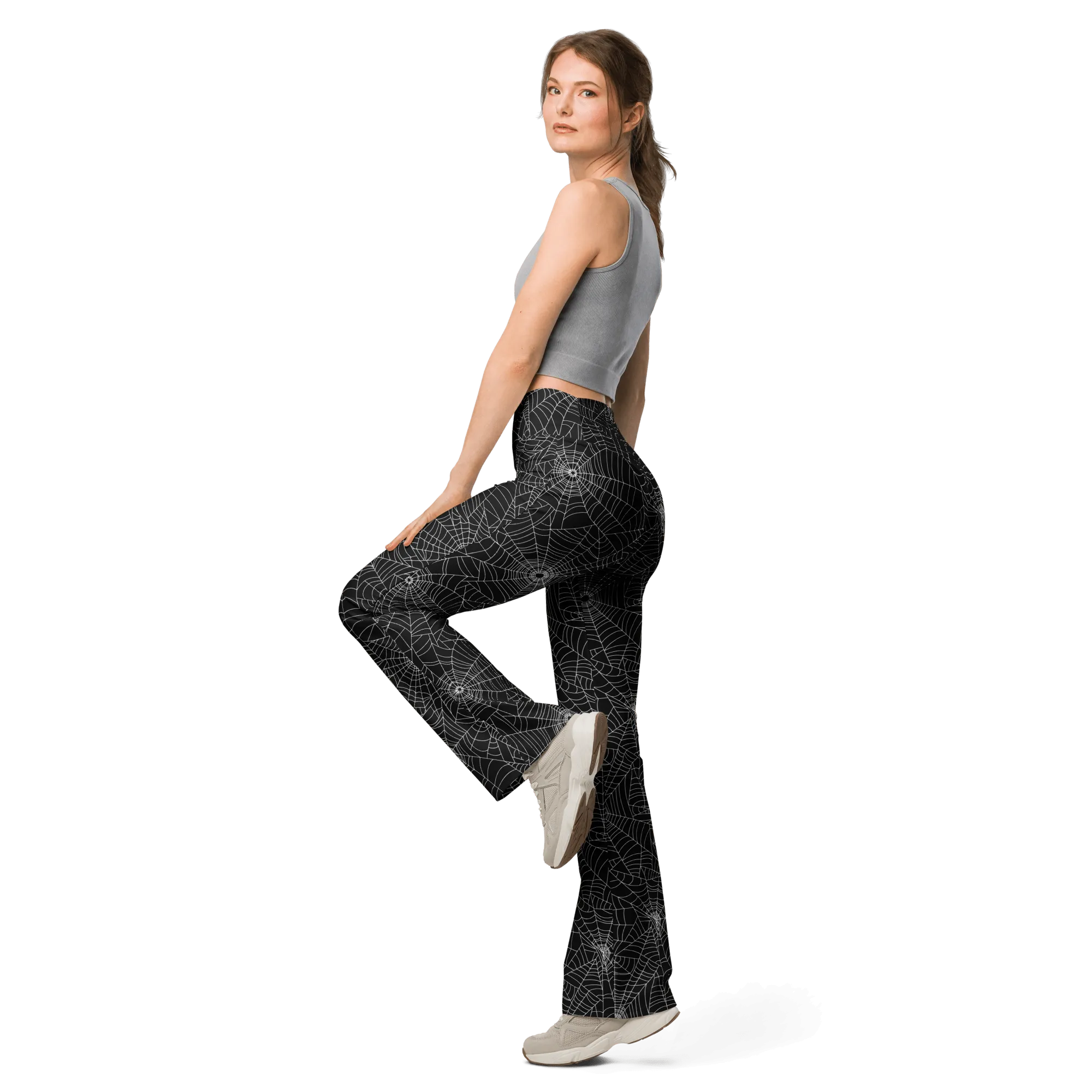 Web Weaver Flare Leggings (READY TO SHIP)