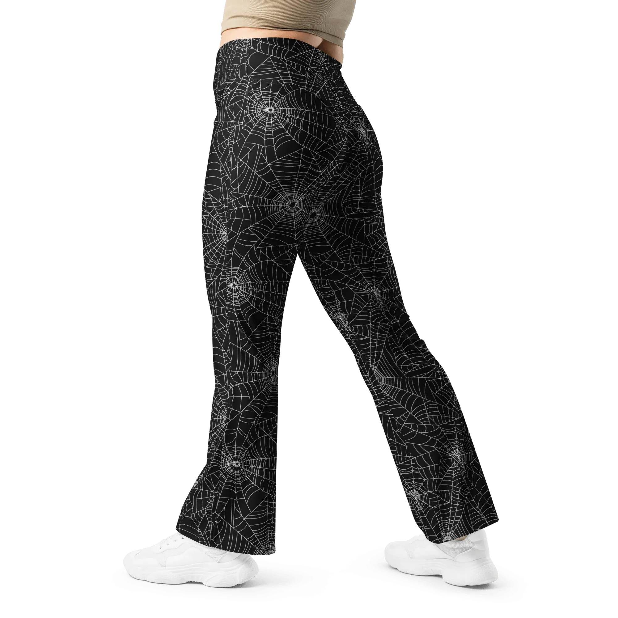 Web Weaver Flare Leggings (READY TO SHIP)
