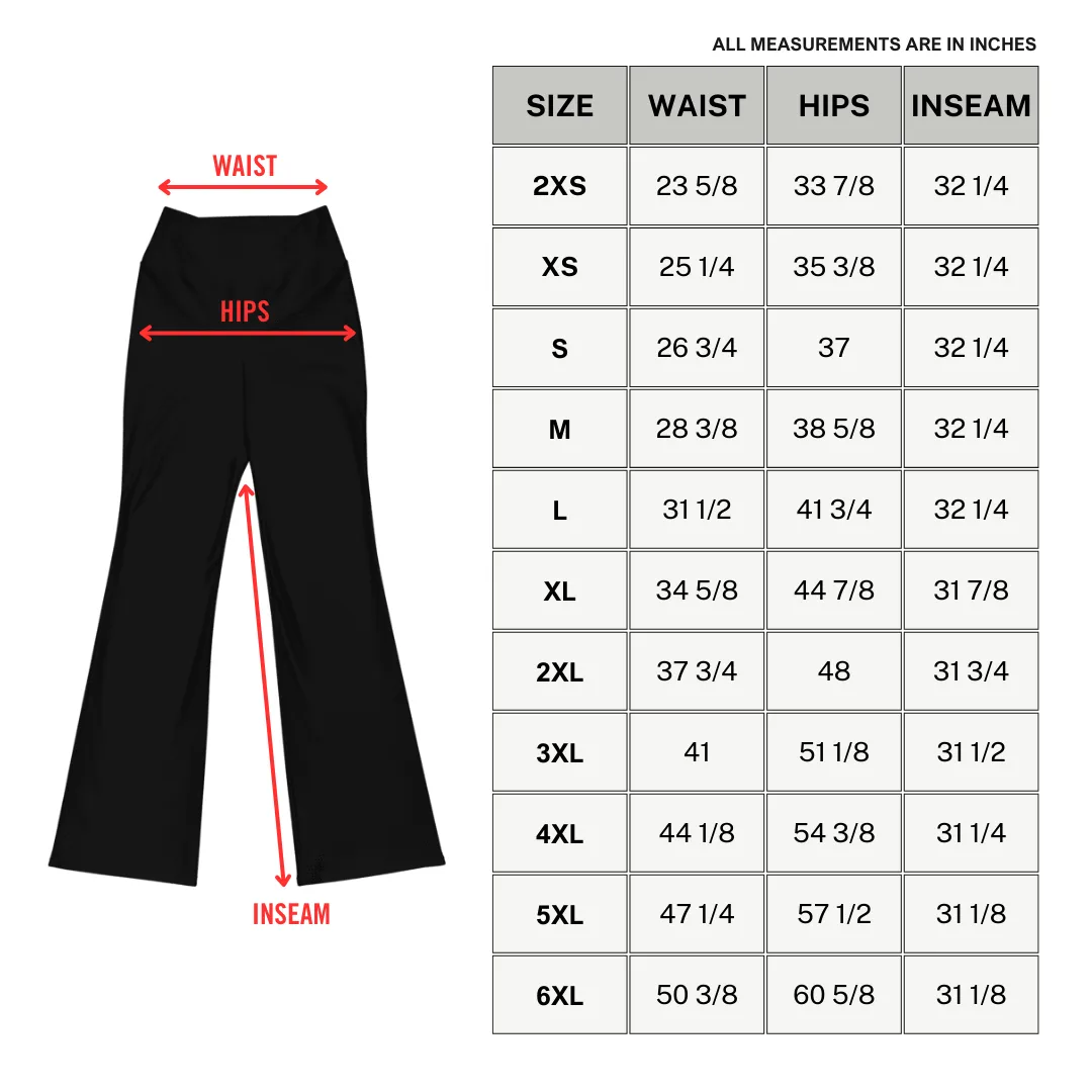 Web Weaver Flare Leggings (READY TO SHIP)