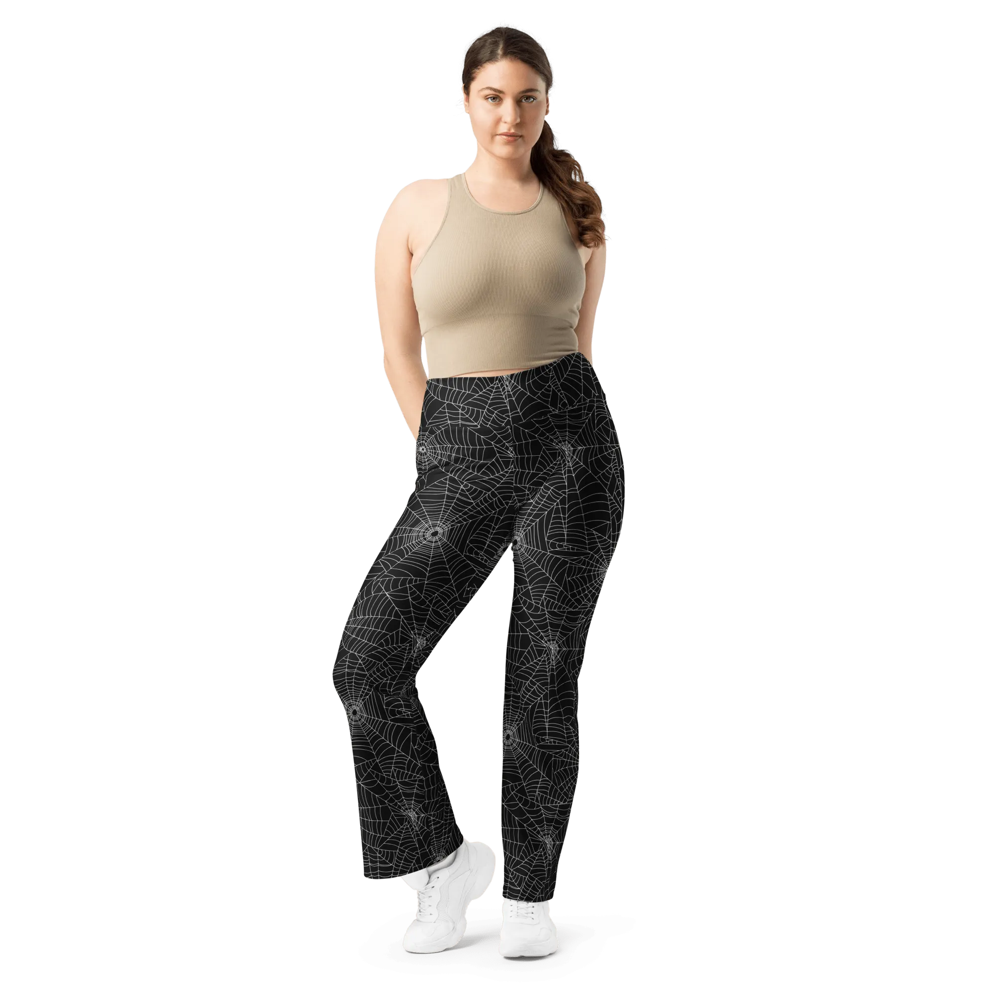 Web Weaver Flare Leggings (READY TO SHIP)